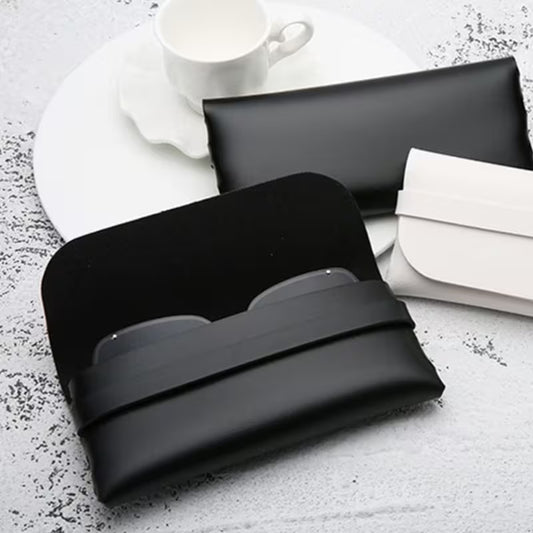 Estuche Portátil de Piel PU para Lentes