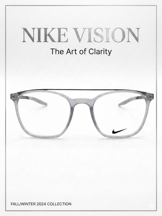 Lentes Nike - Estilo Navigator en Gris Traslúcido