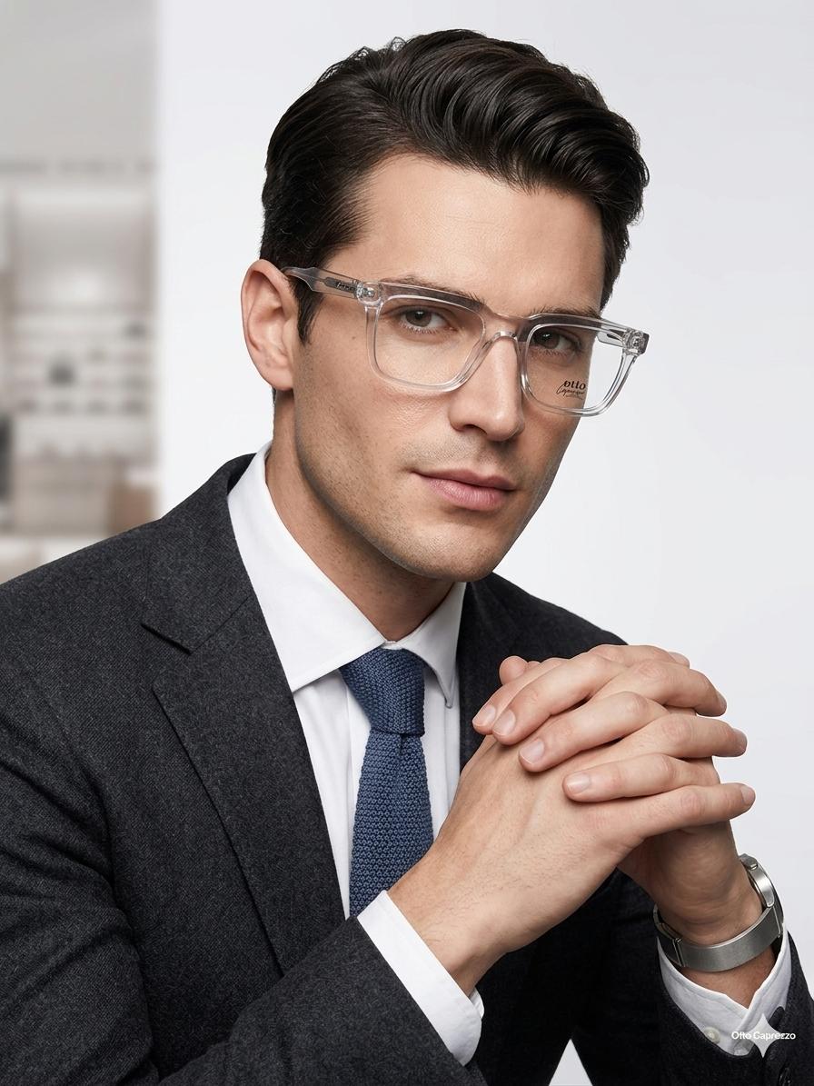 Gafas Otto Caprezzo: Sofisticación Transparente