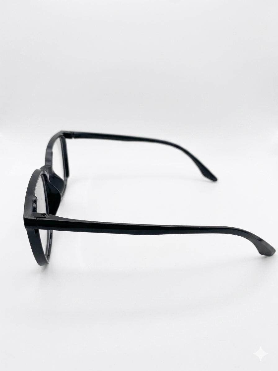 Lentes de Descanso Clásicos con Marco Negro
