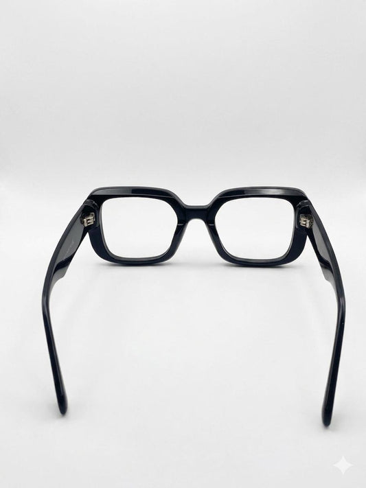 🕶️ Gafas de de Pasta Cuadrada - Black Bold