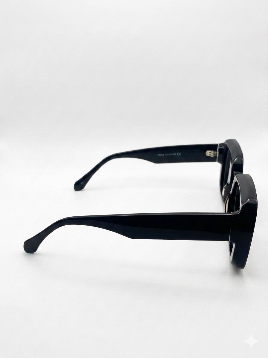 🕶️ Gafas de de Pasta Cuadrada - Black Bold