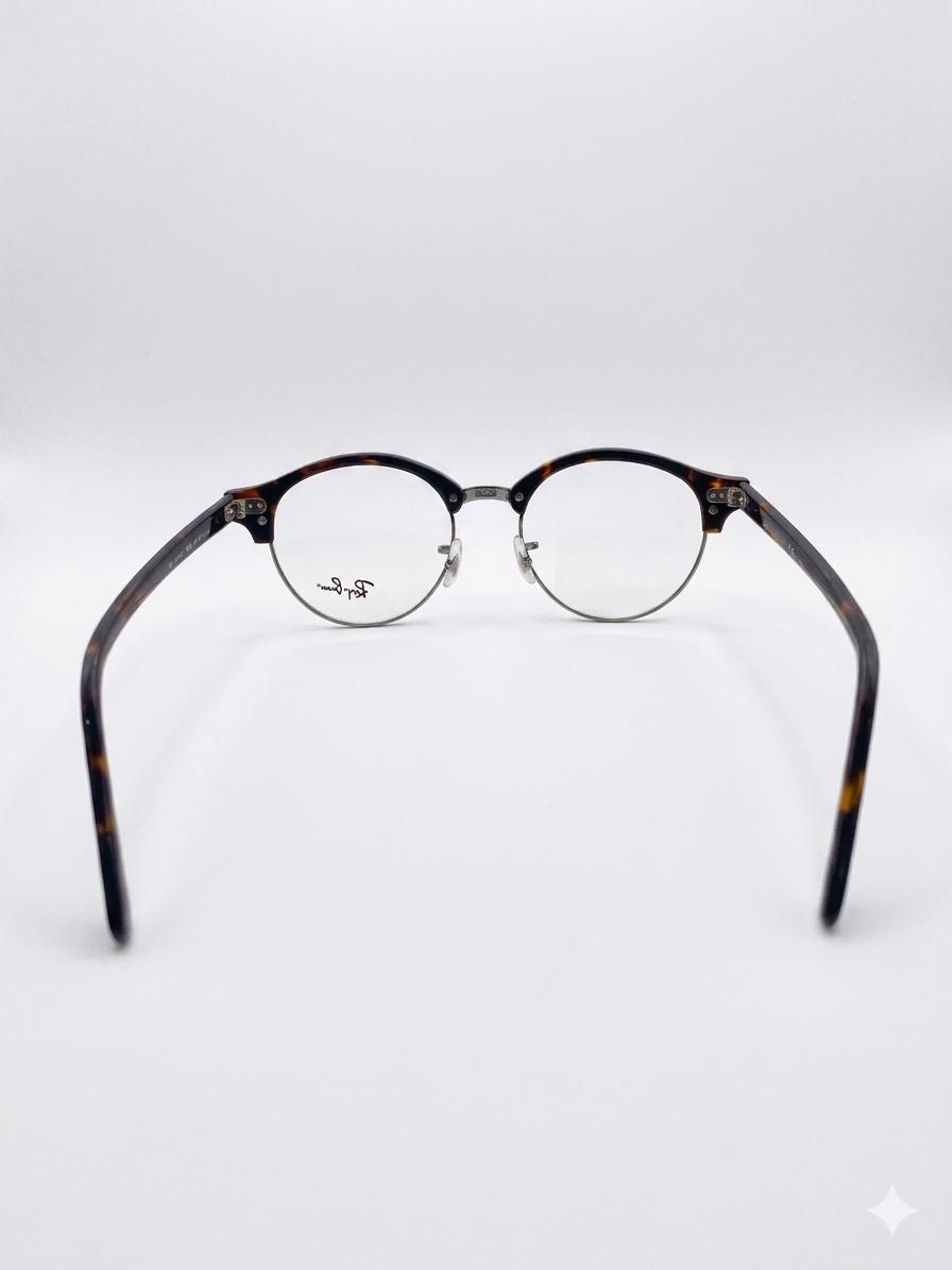 Gafas de Vista Ray-Ban Clubround (Estilo Carey y Plata)e