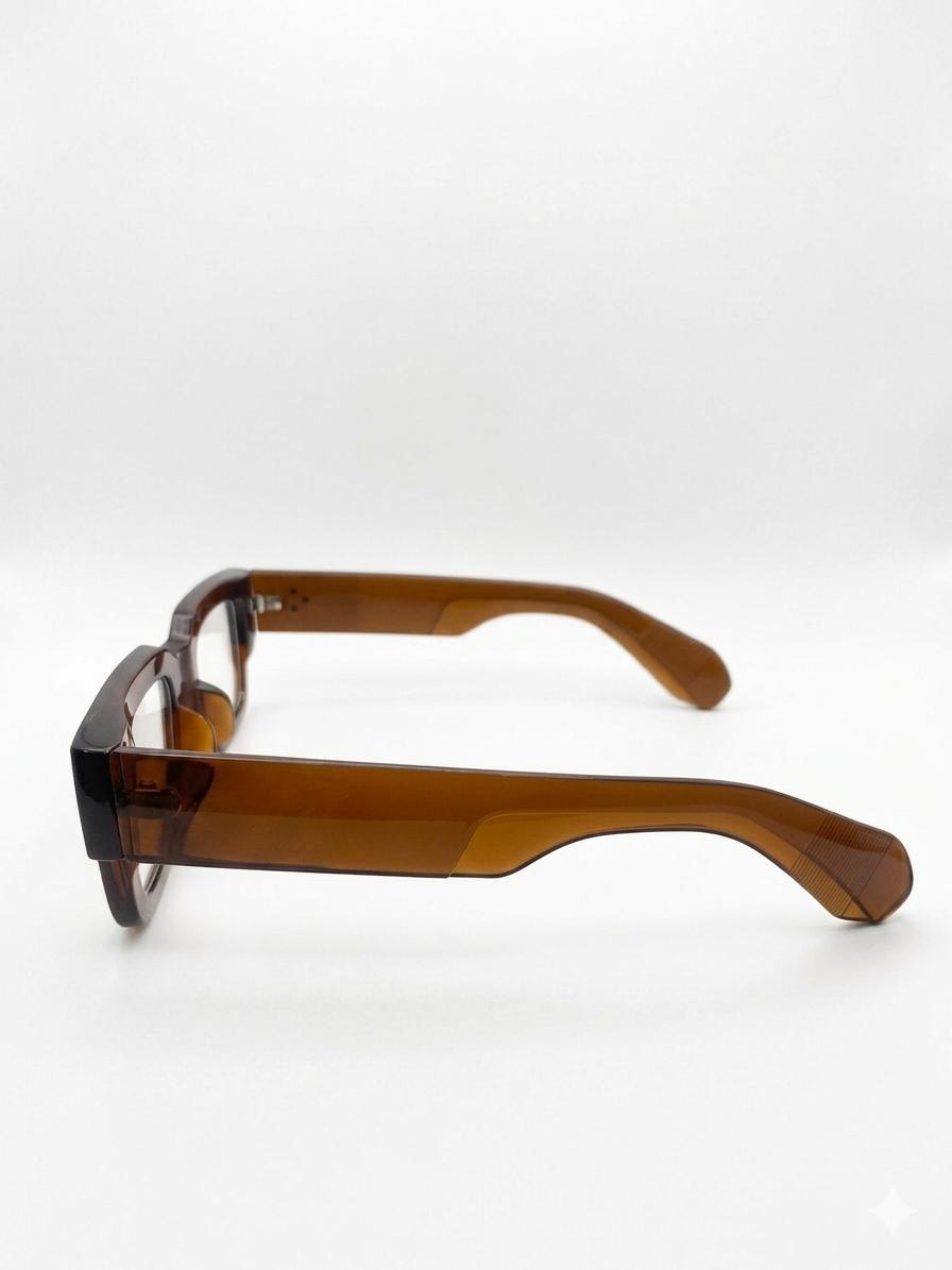 Montura Premium Retro Acetate – Elegant Brown