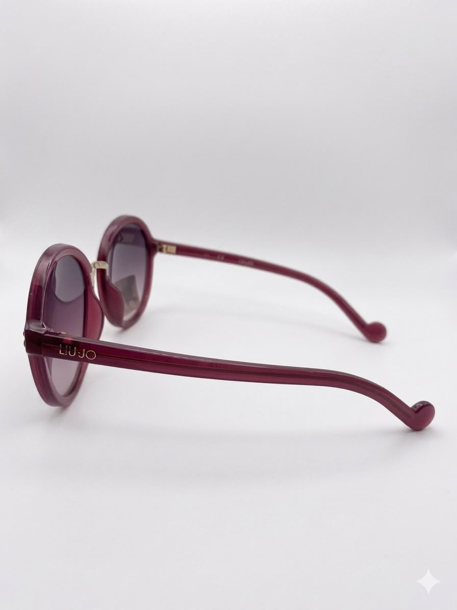 Gafas de sol Liu Jo de estilo redondeado en tono rojizo