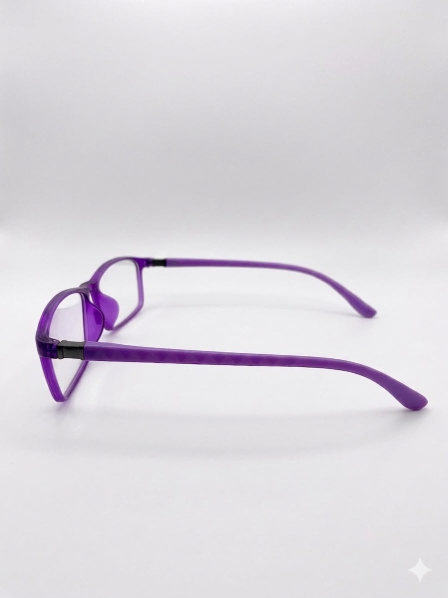 Montura Óptica de Diseño Moderno en Color Violeta (Modelo 8036)
