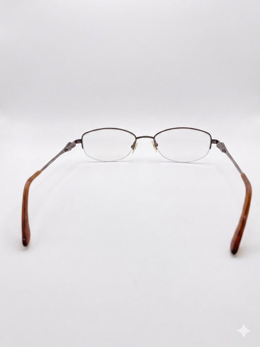 Armazón Oftálmico Marca "Fleur de Lis" - Estilo Semial Aire (Semi-Rimless) de Titanio