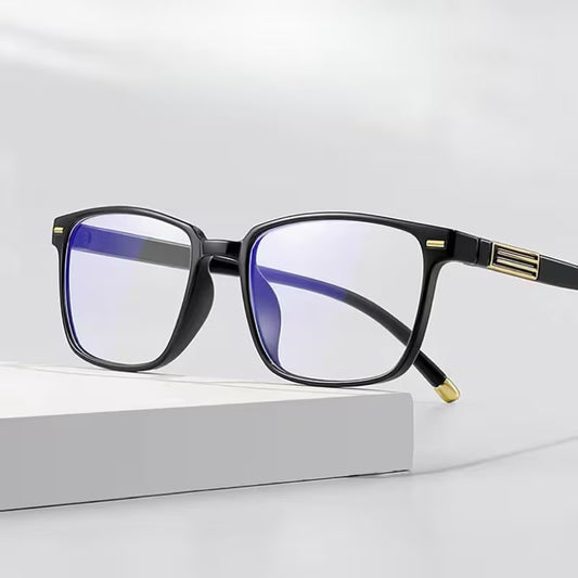 Lentes Retro Black - Protección Anti-Luz Azul