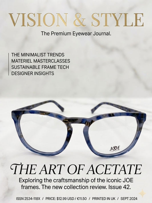 Descubre la Sofisticación de JOE en una Elegante Montura de Acetato