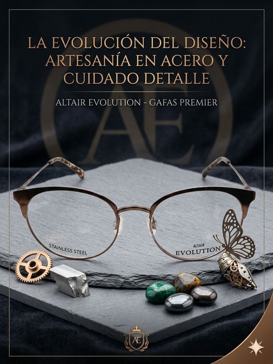 Lentes Altair Evolution – Estilo Cat-Eye en Acero Inoxidable