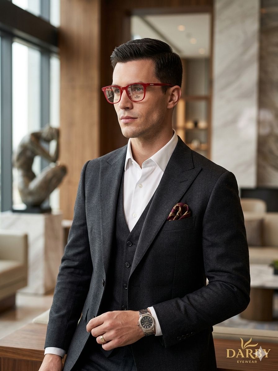 Monturas de Gafas Rojas DARBY DA345