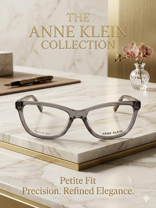Anne Klein - Lentes Oftálmicos "Petite Fit" en Gris Transpante