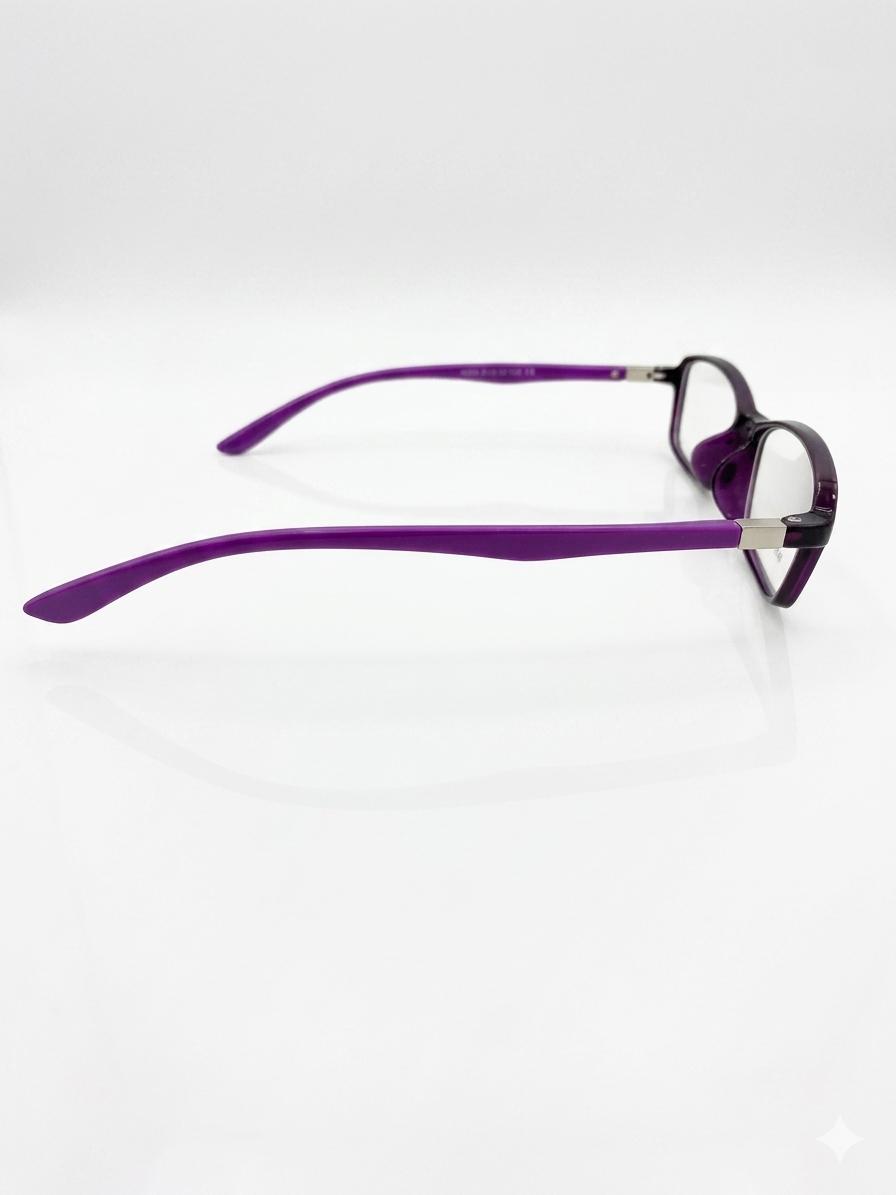 gafas de Ver Rectangulares en Tono Púrpura Bicolor