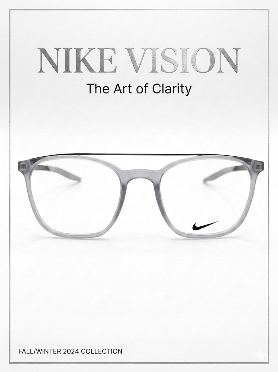 Lentes Nike - Estilo Navigator en Gris Traslúcido