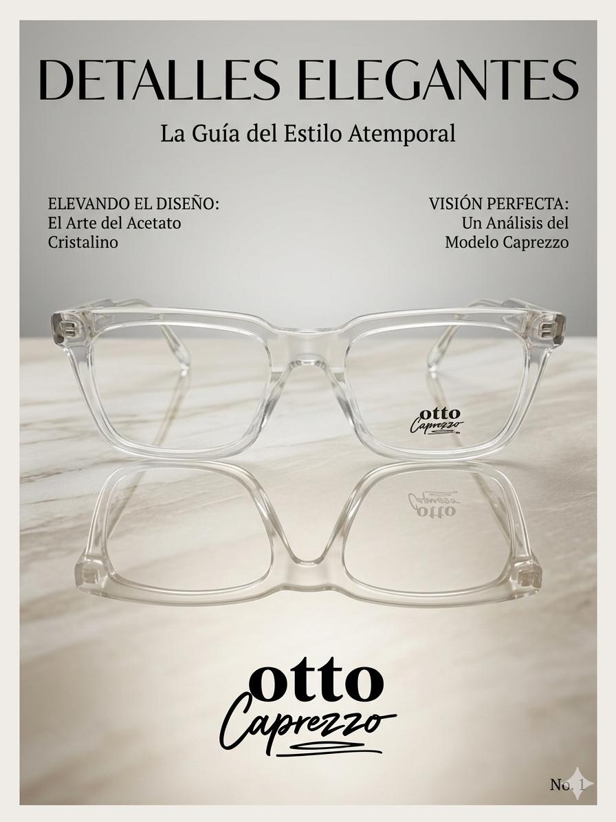Gafas Otto Caprezzo: Sofisticación Transparente