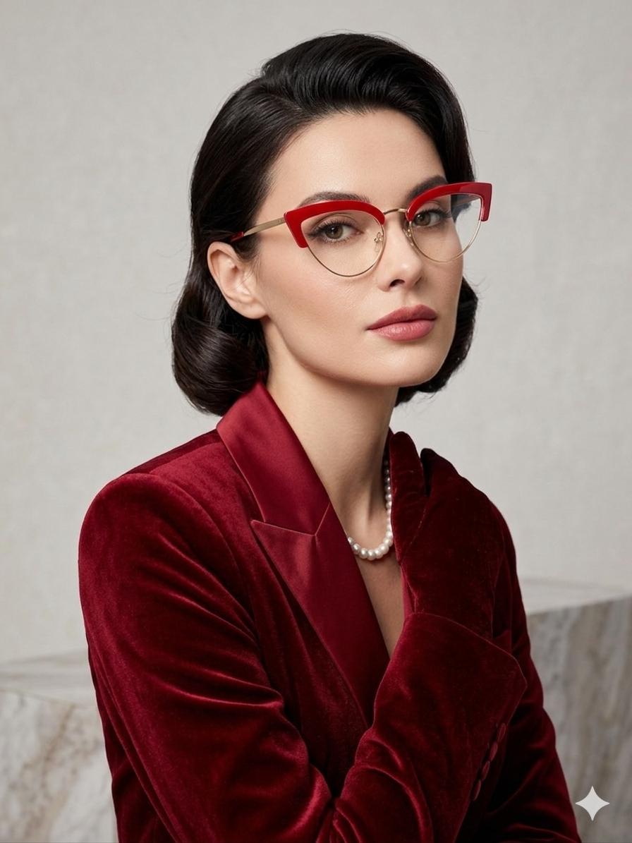 Elegancia retro-chic: La sofisticación del cat-eye"