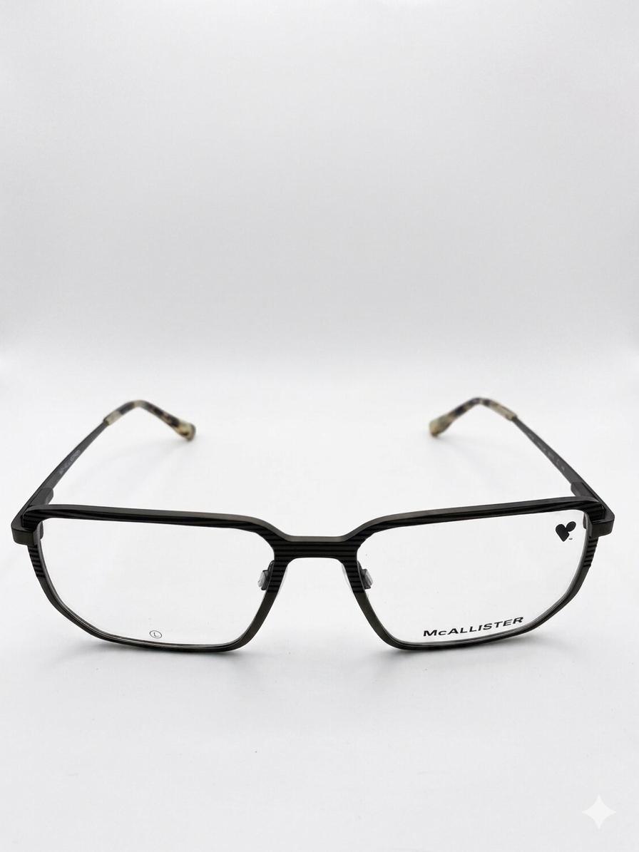 Gafas McALLISTER con Montura de Líneas y Detalles en Carell