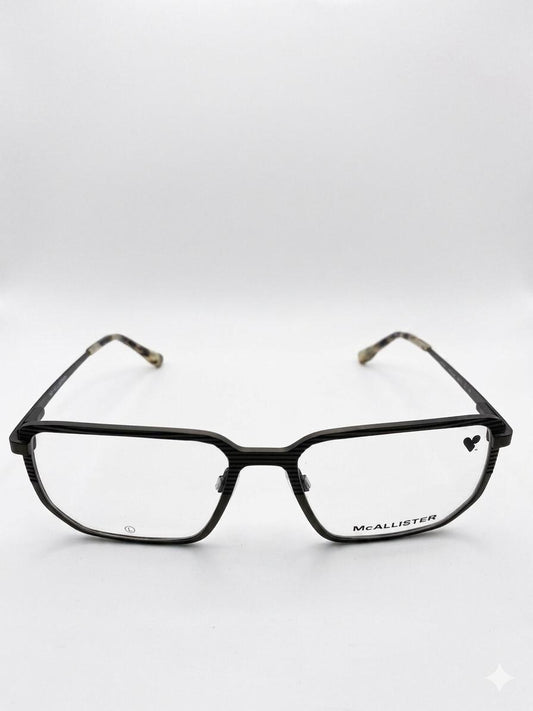 Gafas McALLISTER con Montura de Líneas y Detalles en Carell