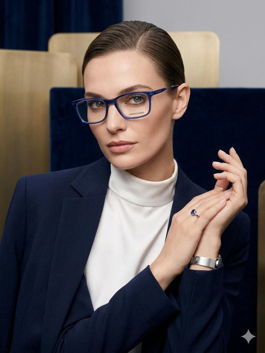 Gafas de ver de acetato azul Calvin Klein Jeans: Estilo moderno para el día a día