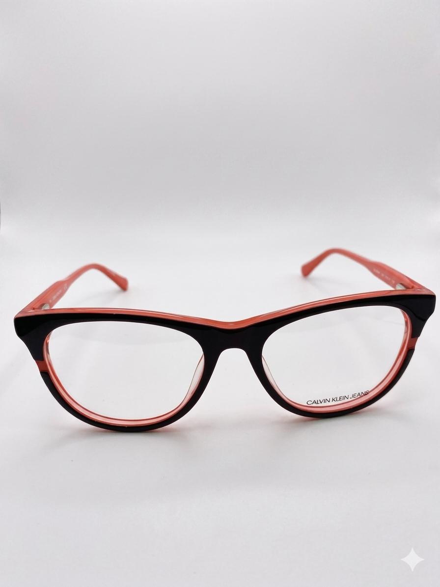 Lentes Calvin Klein Jeans - Estilo Cat-Eye Bicolor