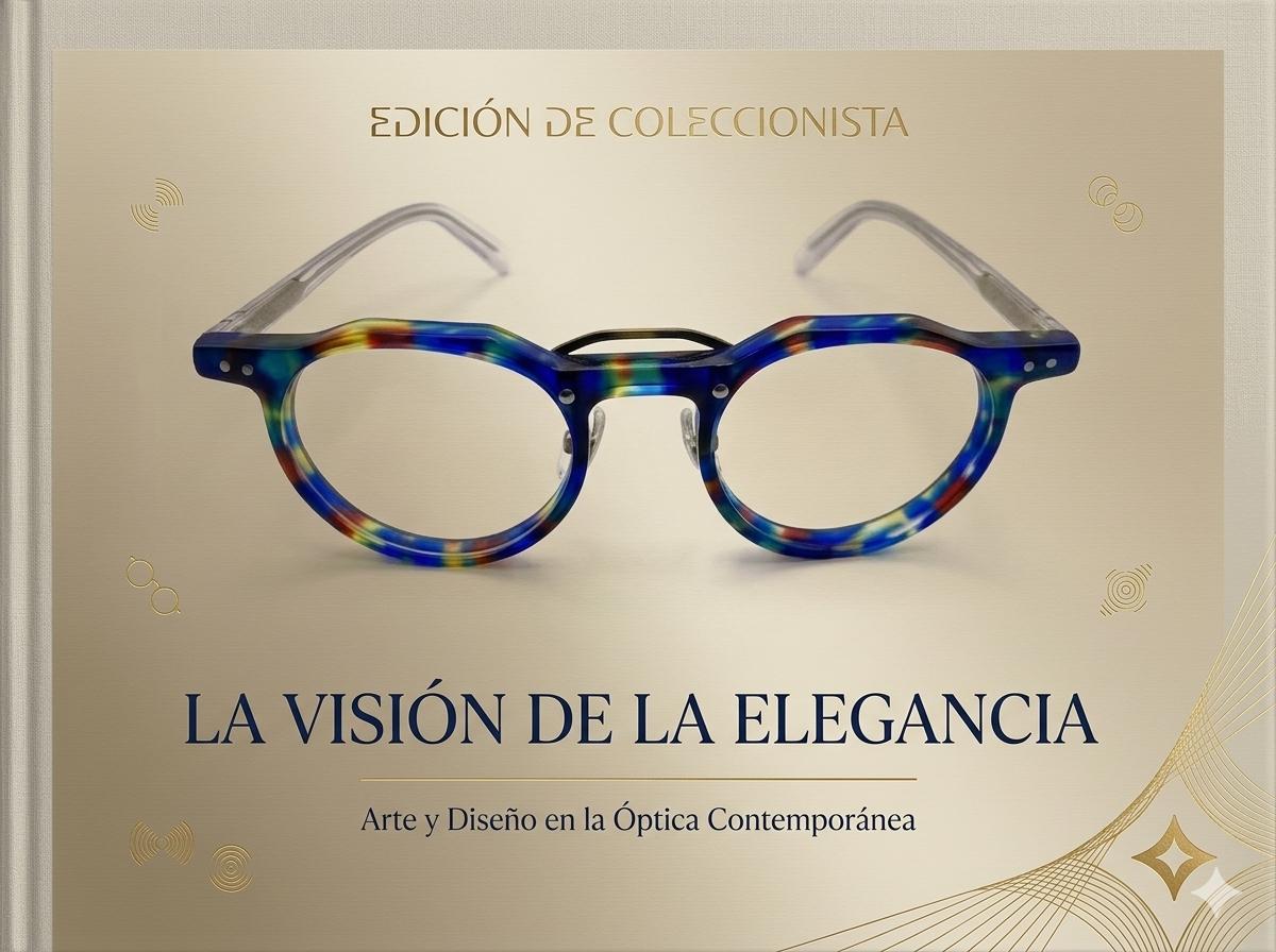 Mosaico de Cobalto Edición Galería: Montura de Acetato Artesanal