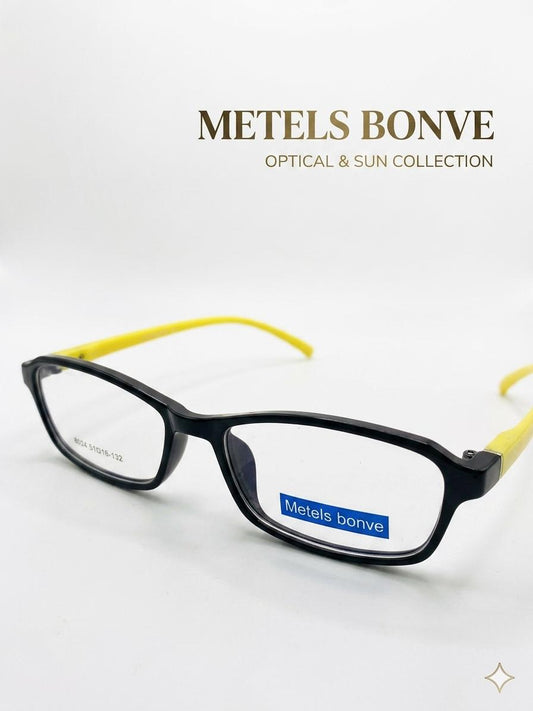 Metels Bonve – Colección Optical & Sun Sofisticación Contemporánea en Negro y Amarillo