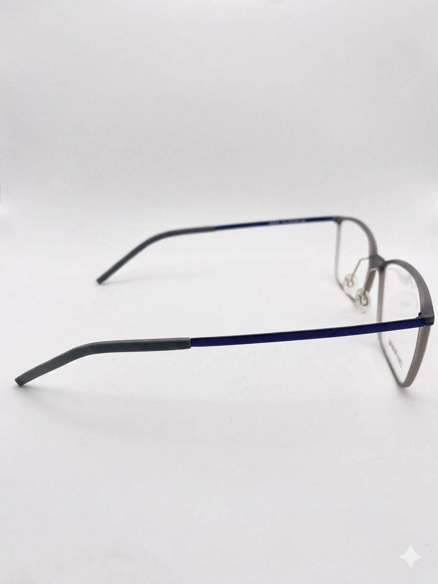 Lentes Ópticos de Ultem en Gris Translúcido y Azul