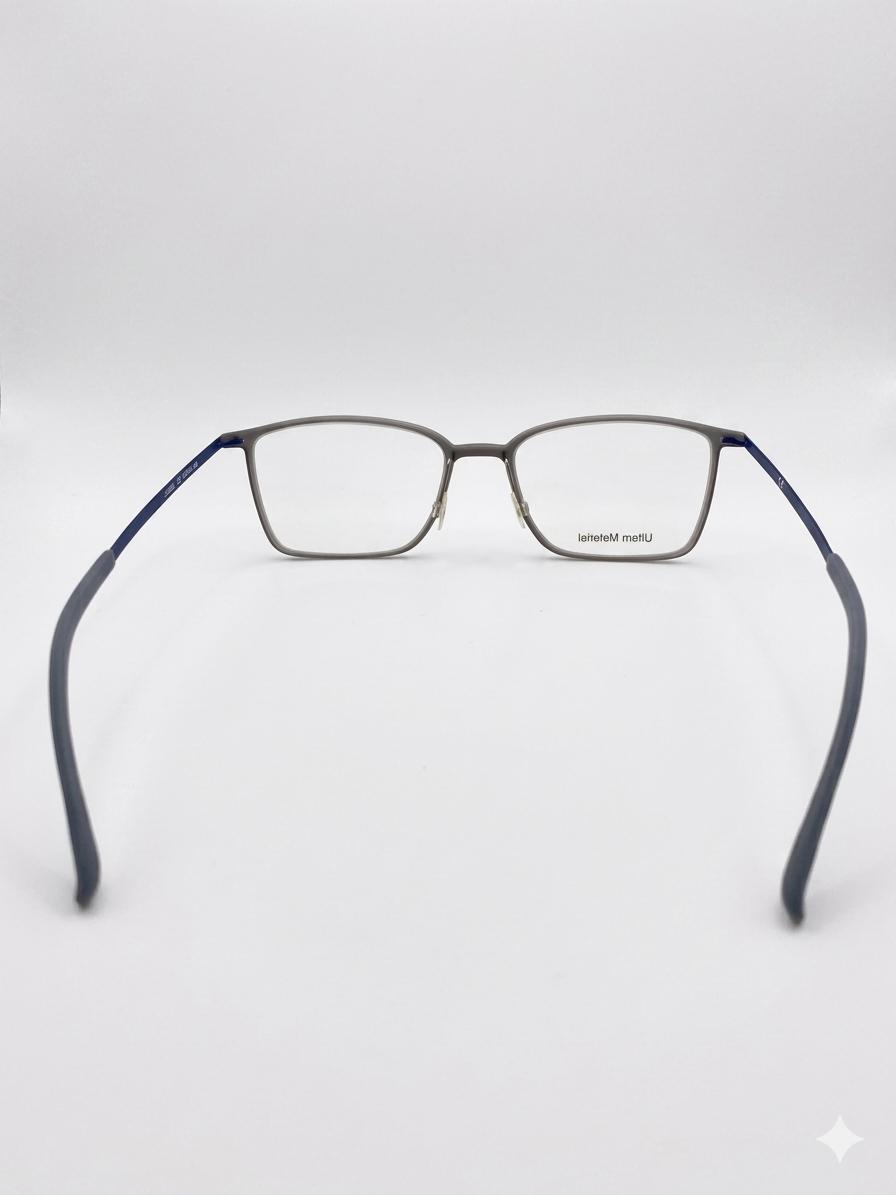 Lentes Ópticos de Ultem en Gris Translúcido y Azul