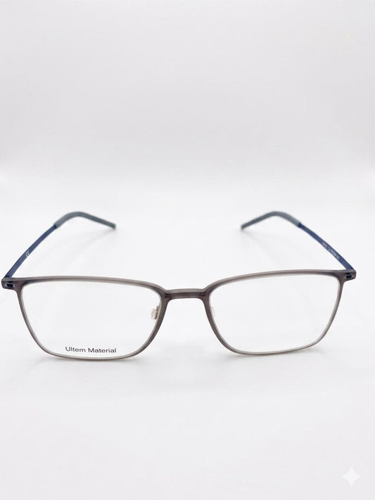 Lentes Ópticos de Ultem en Gris Translúcido y Azul