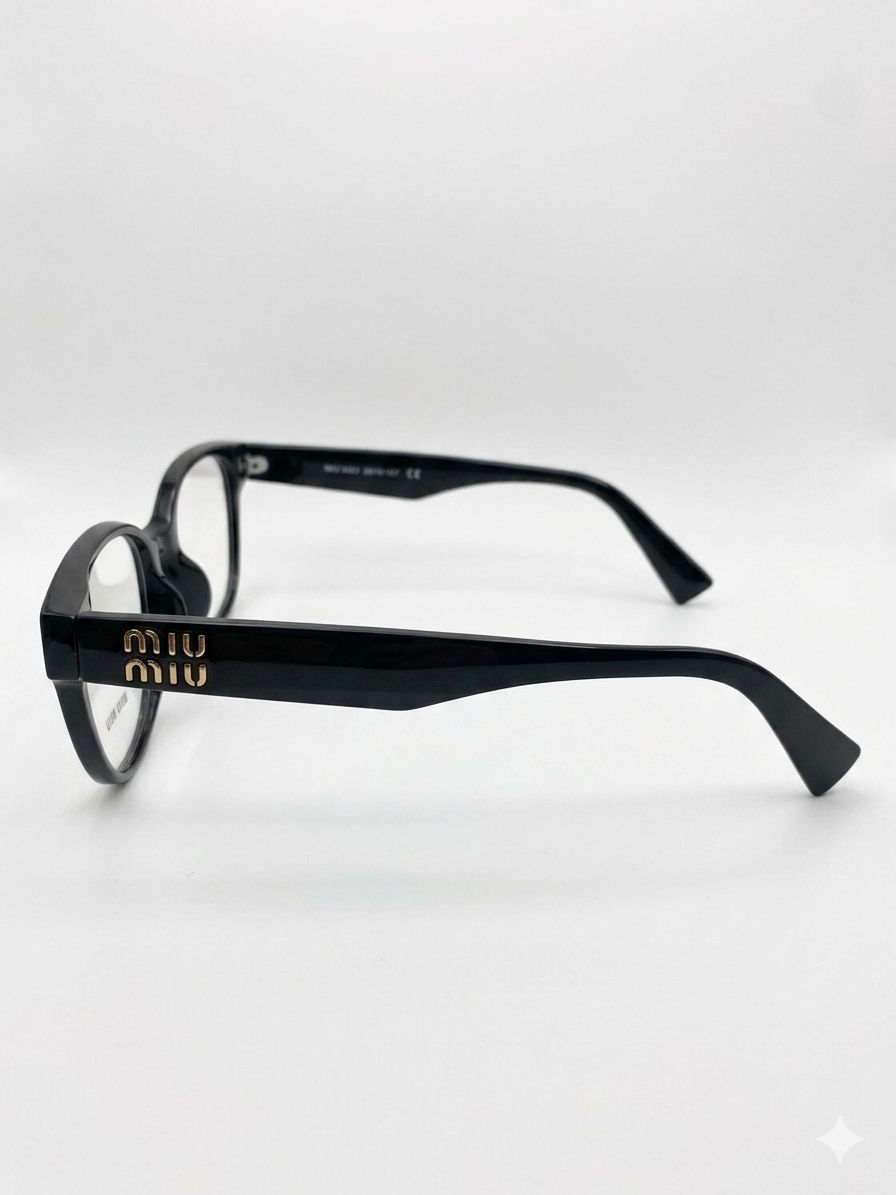 Lentes de Vista Miu Miu – Marco Negro en Acetato Premium