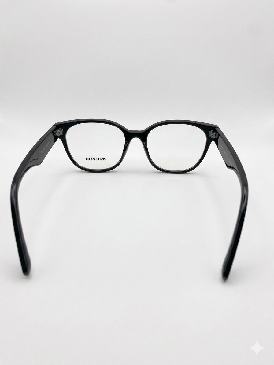 Lentes de Vista Miu Miu – Marco Negro en Acetato Premium