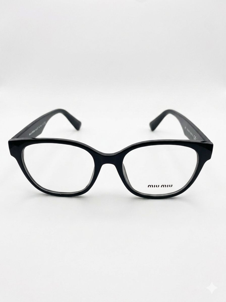 Lentes de Vista Miu Miu – Marco Negro en Acetato Premium