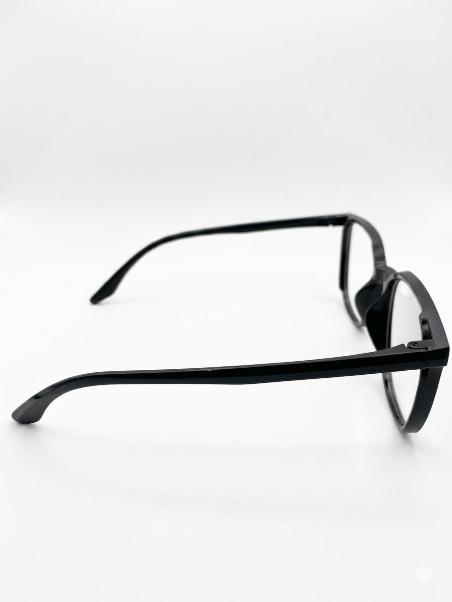 Lentes de Descanso Clásicos con Marco Negro