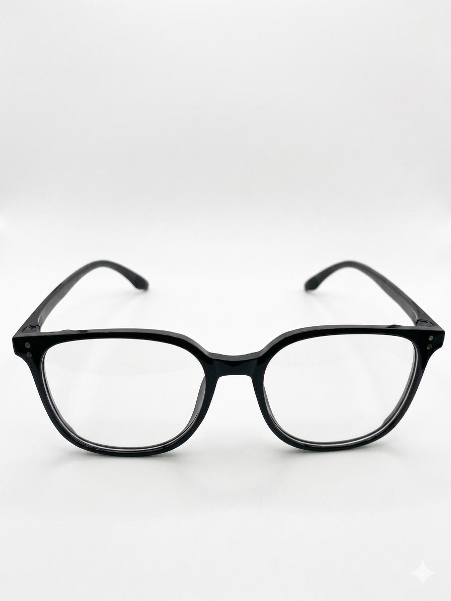 Lentes de Descanso Clásicos con Marco Negro