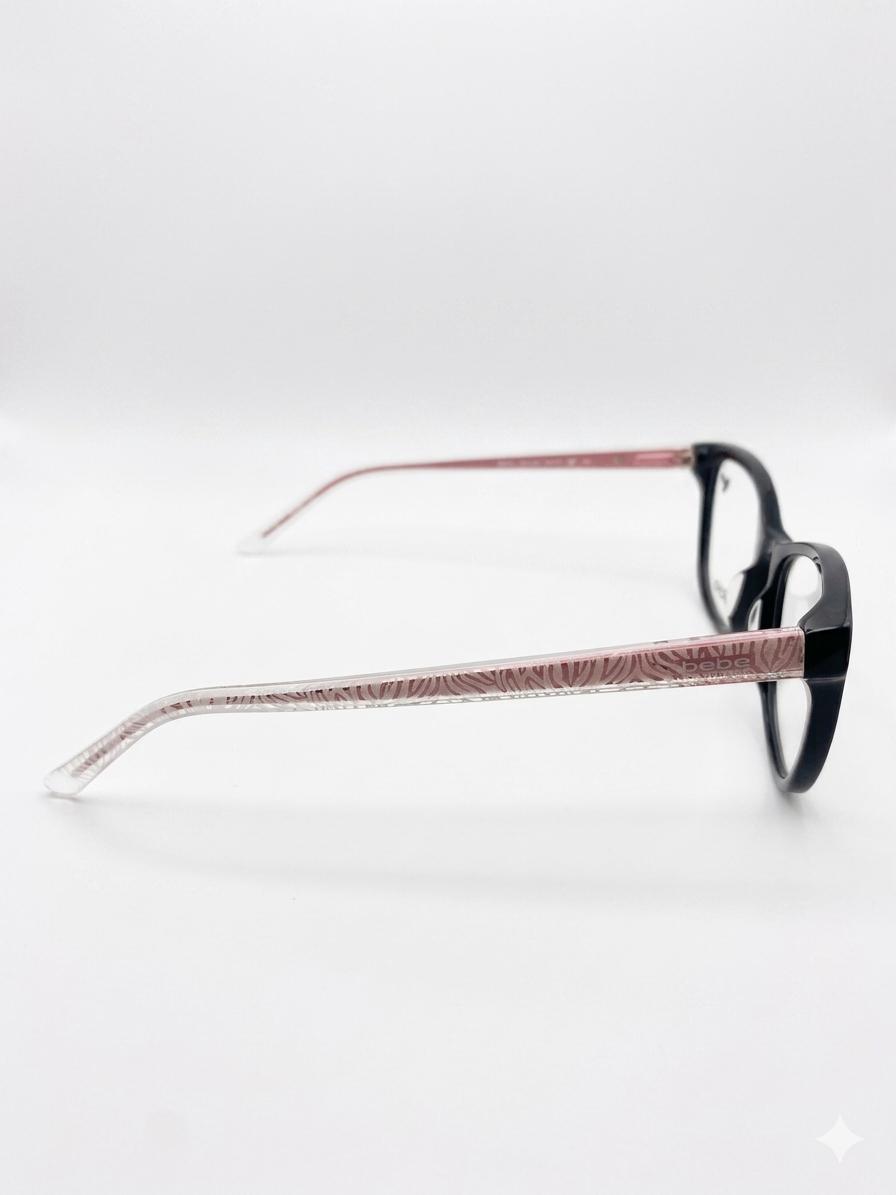 montura Ofálmica Bebe® – Estilo Cat-Eye Elegante con Detalles en Rosa
