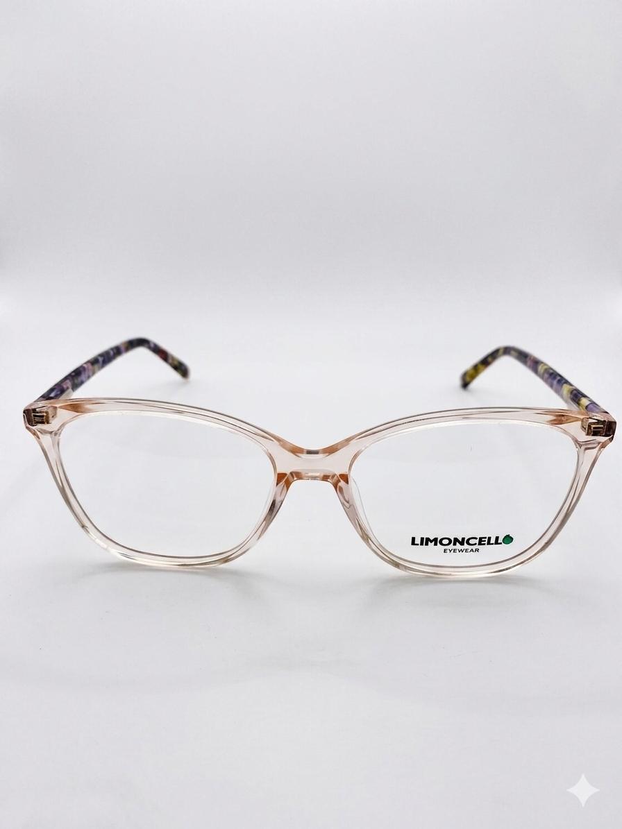 Gafas de Vista Limoncello Eyewear – Diseño Cat-Eye Cristal con Varillas Florales