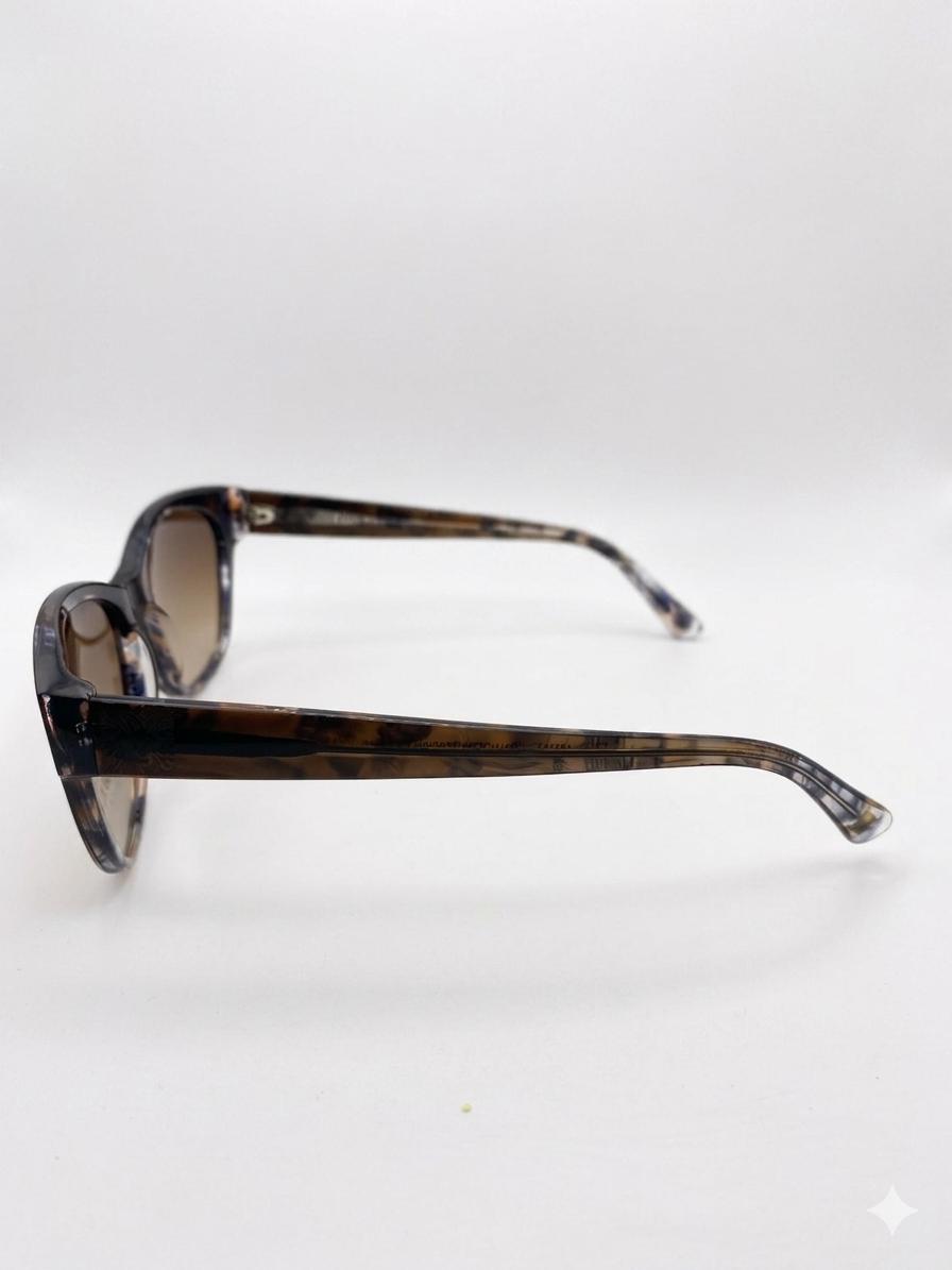 Gafas de Sol Anne Klein para Mujer – Armazón Carey / Tortoise con Lentes Degradados Marrones y Protección UV 100%