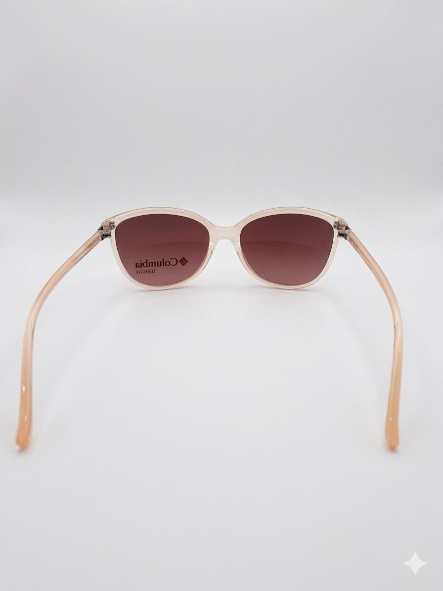 Gafas de Sol Columbia "Adventure" para Mujer – Montura Traslúcida Rosé / Cristales Degradados
