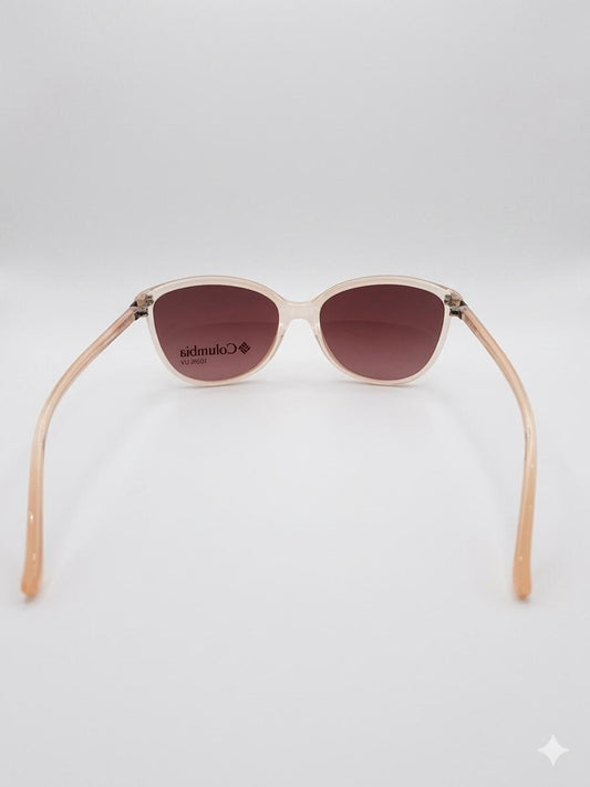 Gafas de Sol Columbia "Adventure" para Mujer – Montura Traslúcida Rosé / Cristales Degradados