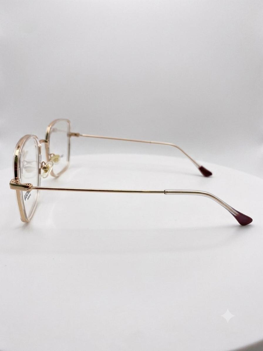 Lentes Ópticos Limoncello TR87174 – Estilo Cuadrado Soft en Oro Rosa y Transparente