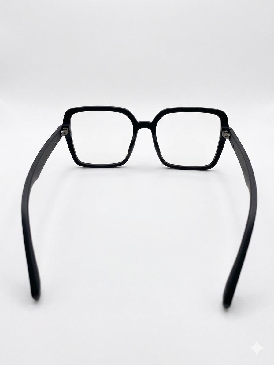 Gafas de Sol Louis Vuitton Square Black – Montura Cuadrada Mate con Detalles en Dorado