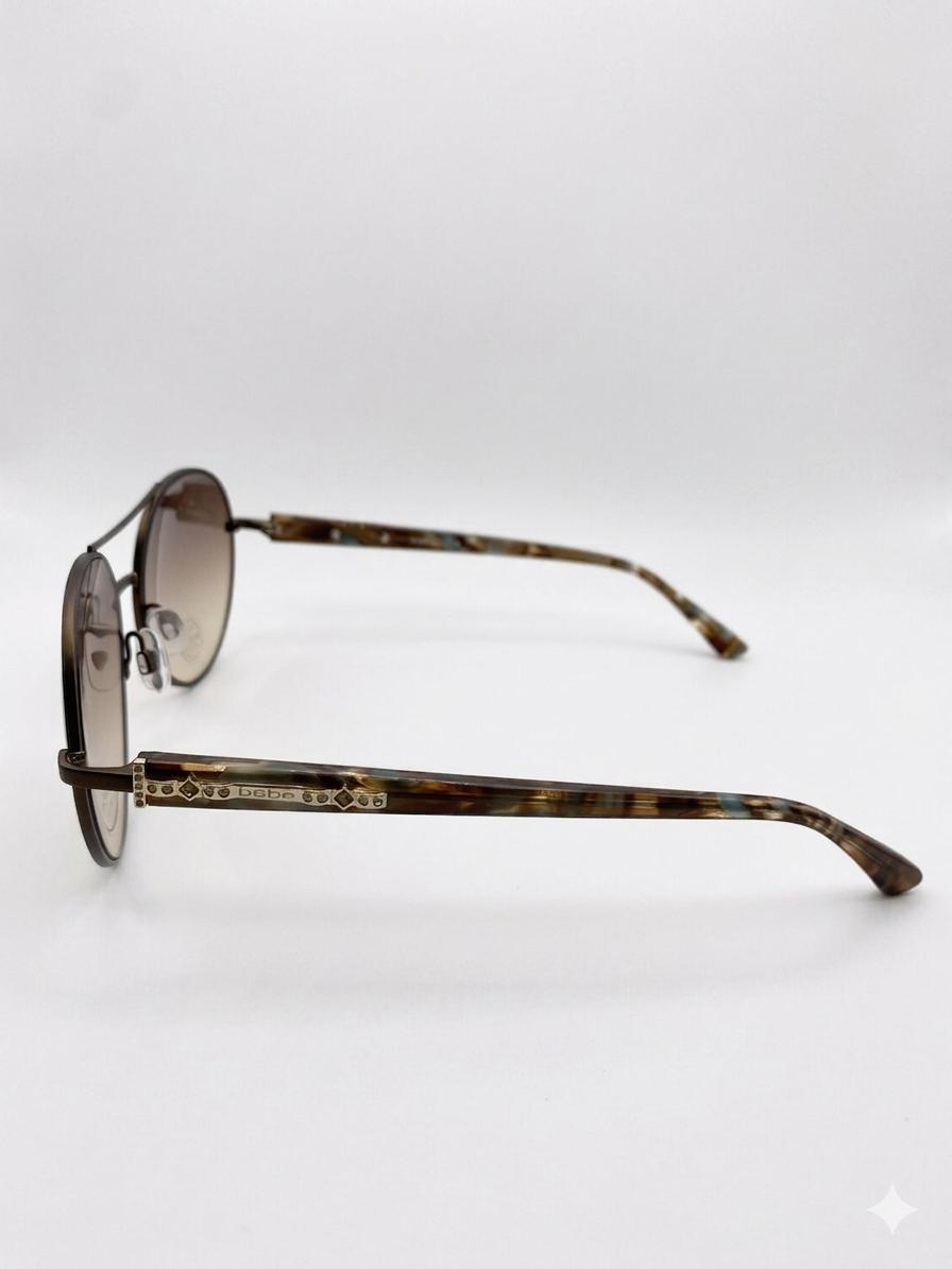 Gafas de Sol Bebe con Detalles de Cristales Swarovski y Montura Carey