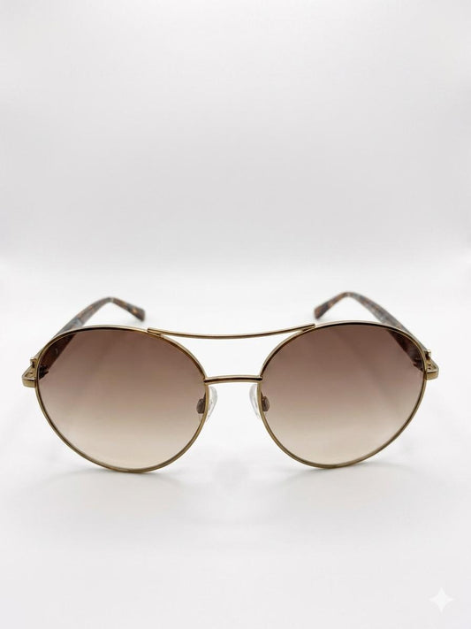 Gafas de Sol Bebe con Detalles de Cristales Swarovski y Montura Carey