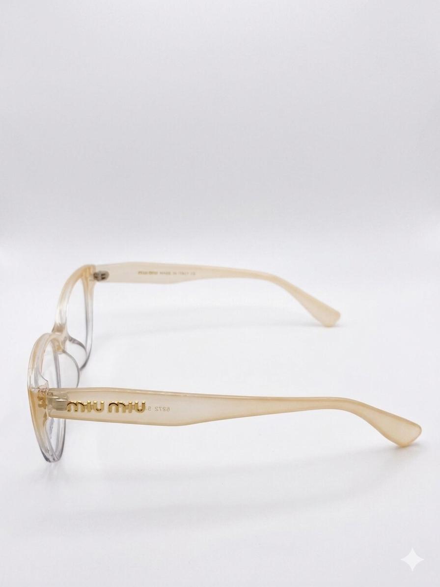 Gafas de Vista Miu Miu Cat-Eye Transparentes (Efecto Degradado)