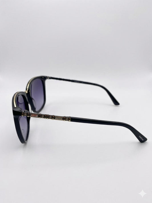 Gafas de Sol Bebe – Estilo Cat-Eye con Detalles de Cristales y Lentes Degradados