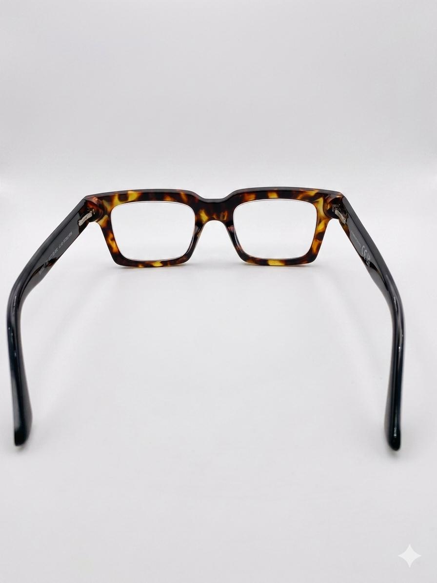 Lentes de Lectura Premium Cuadrados – Estilo Carey Clásico con Filtro de Luz Azul