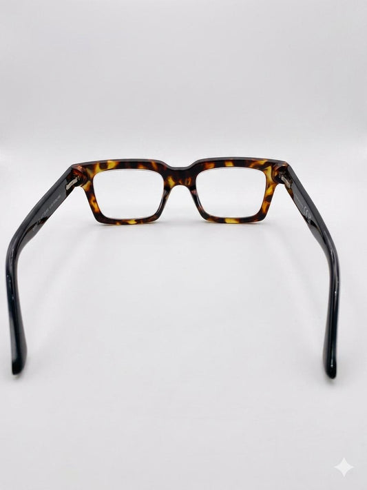 Lentes de Lectura Premium Cuadrados – Estilo Carey Clásico con Filtro de Luz Azul