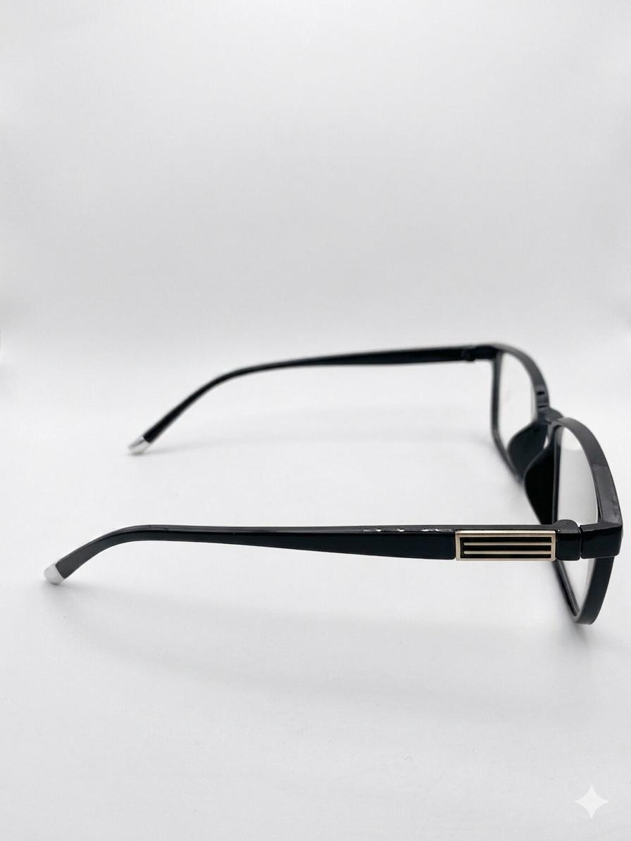 Lentes de Descanso Modernos con Filtro de Luz Azul – Armazón Negro Rectangular Unisex
