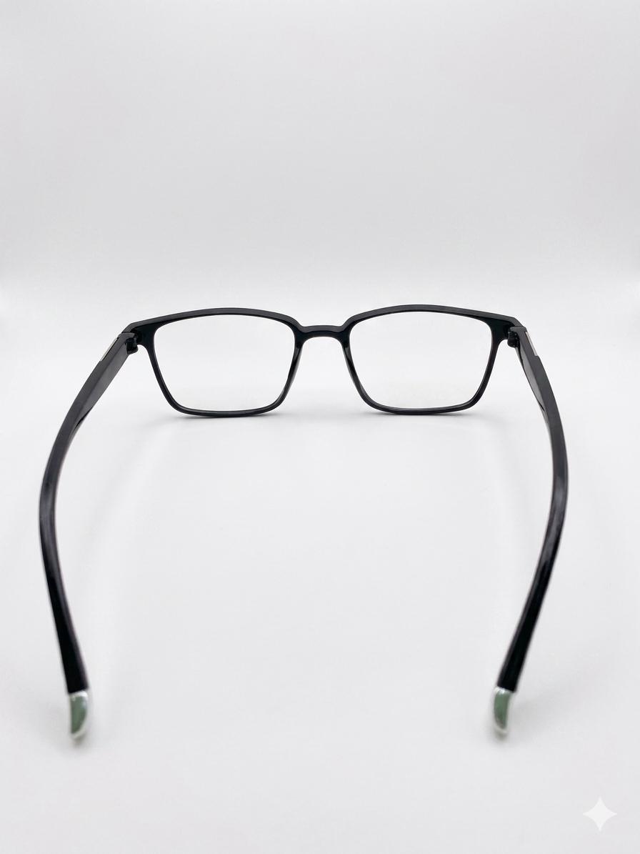 Lentes de Descanso Modernos con Filtro de Luz Azul – Armazón Negro Rectangular Unisex