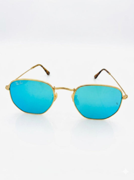 Gafas de Sol Ray-Ban Hexagonal Flat Lenses RB3548N – Dorado con Lente G-15 Clásica